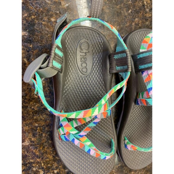 Chaco Girls Sandals Multicolor Size 2 EUC - Picture 6 of 6